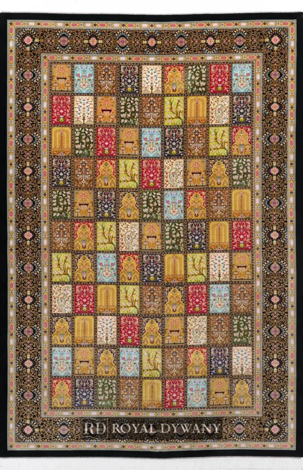 FARA design | 1700 reeds | QOM Collection | 5.78 Million Points/m<sup>2</sup> |  Hand-Made Finishing, Modal Pile, Hand-Made Silk Fringe