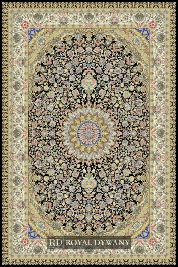 FOROUGH design | 1700 reeds | QOM Collection | 5.78 Million Points/m<sup>2</sup> |  Hand-Made Finishing, Modal Pile, Hand-Made Silk Fringe